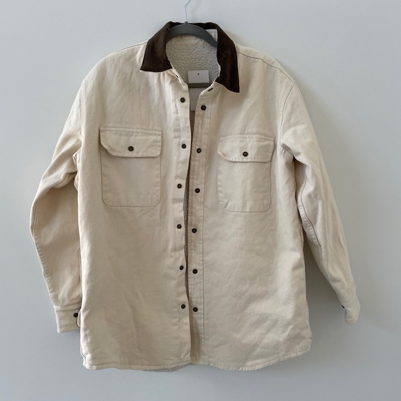 Brandy Melville Jackets & Blazers - Brandy Melville workwear Oversized Sherpa Jacket